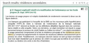 Bâle III - résidence secondaire